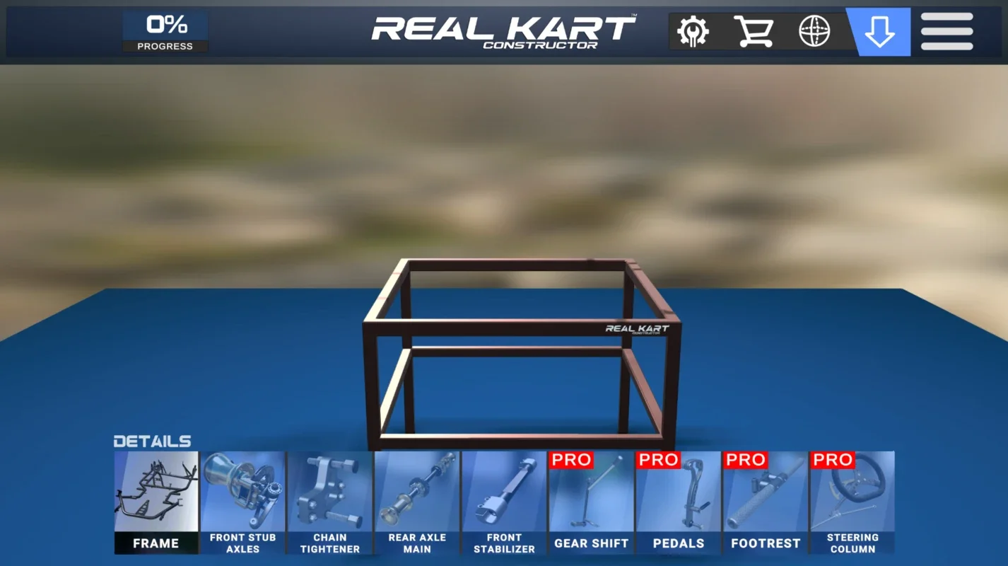 Real Kart Constructor for Android: Build Virtual Karts