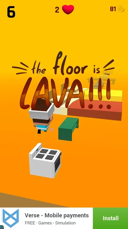 The Floor Is Lava for Android - Endless Running Fun