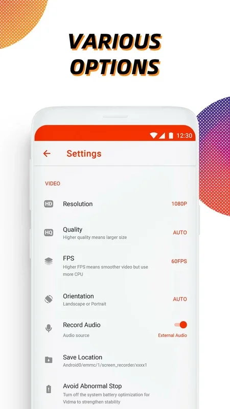 Vidma Recorder for Android - Effortless Screen Recording