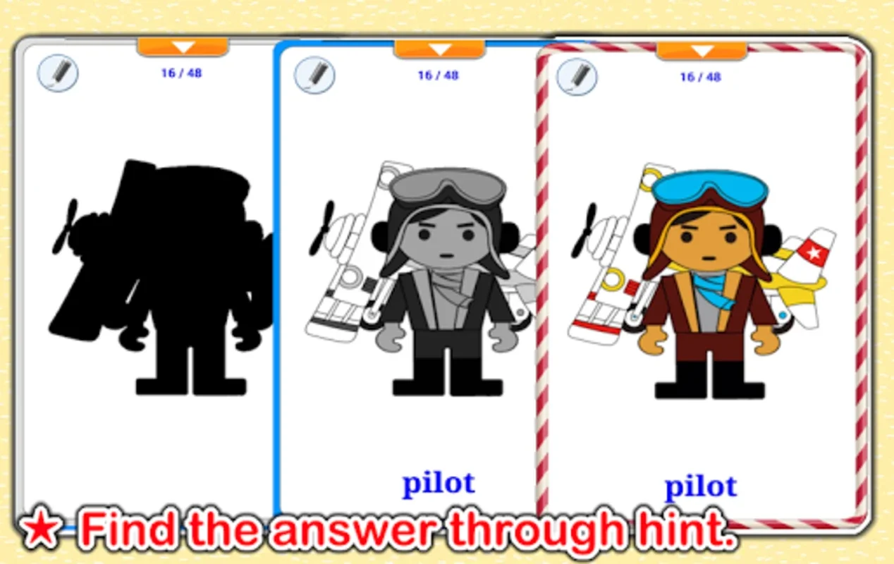 Professions Cards for Android: Interactive Learning