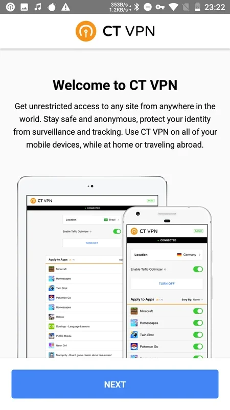 CryptoTab VPN for Android - Secure and Unrestricted Browsing