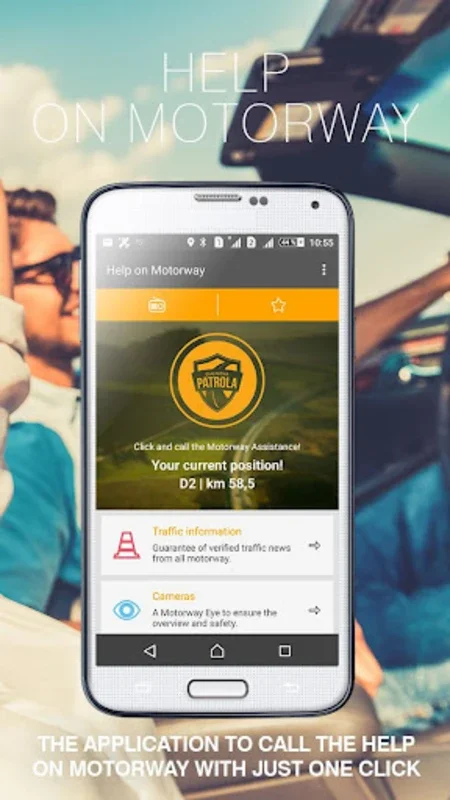 Help on Motorway for Android: Enhancing Road Safety