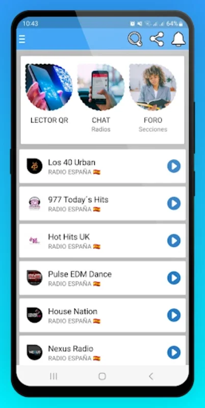 Emisoras de Radio Españolas for Android - Free Live Radio Streaming