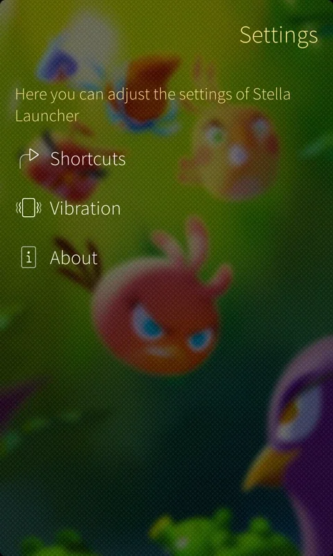 Angry Birds Stella Launcher for Android - Customize Your Phone