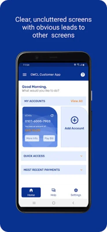 GWCL - Electronic Billing App for Android: Streamlined Bill Management