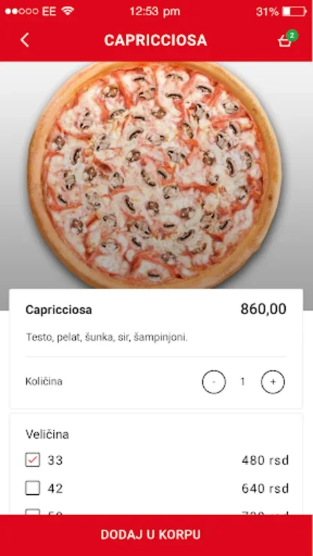 Caribic Pizza for Android - Delicious Pizzas with Fast Delivery