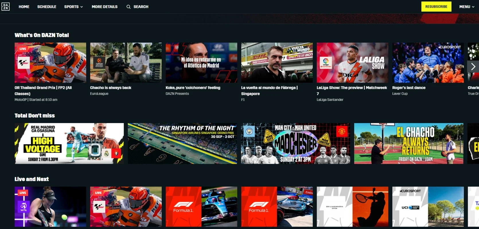 DAZN for Windows: Unparalleled Sports Experience