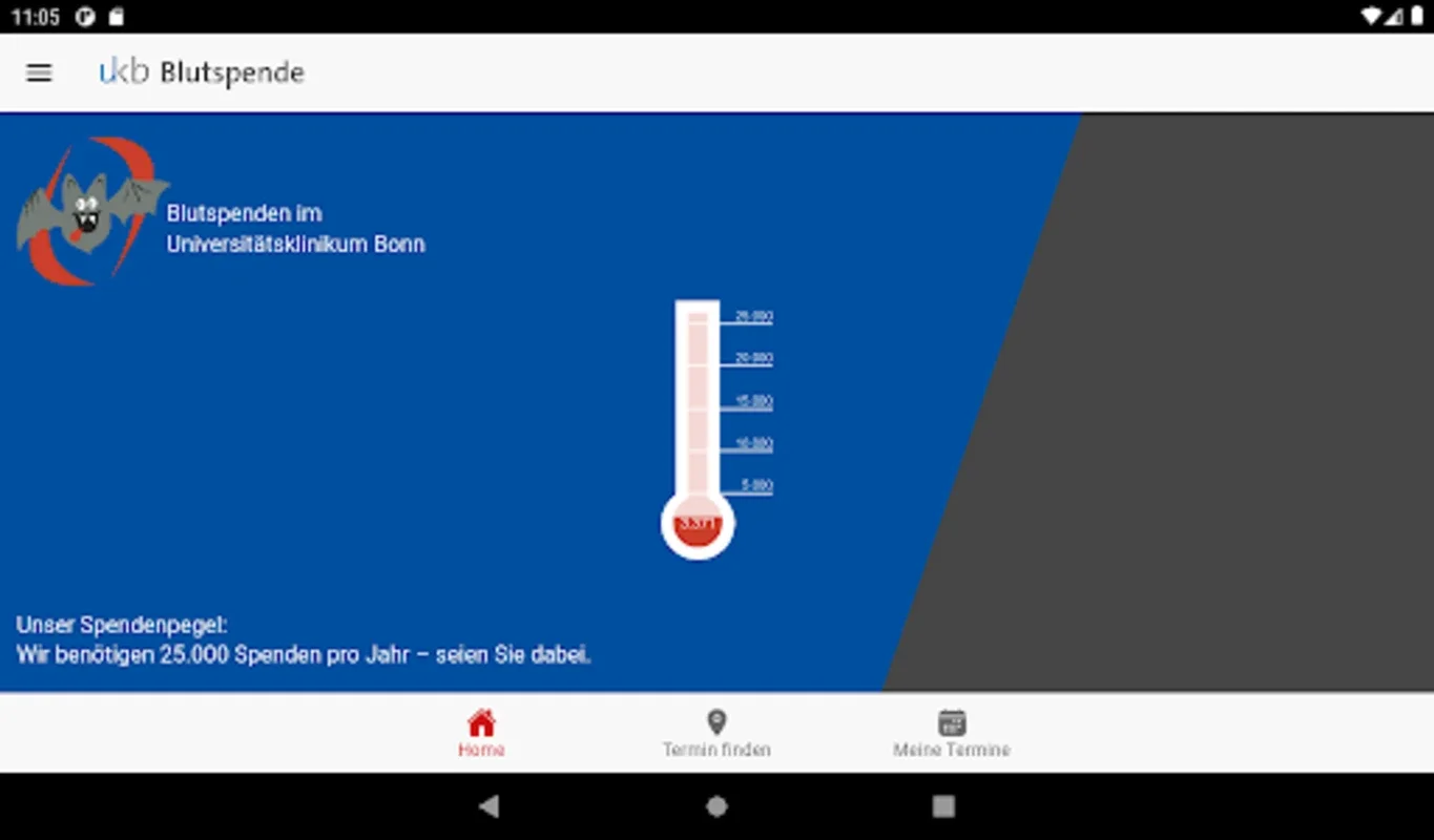 UKB Blutspende - für Bonn und for Android: Streamline Donations