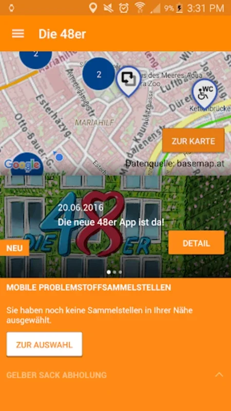 Die 48er for Android: Your Vienna Waste Management and Public Service Guide