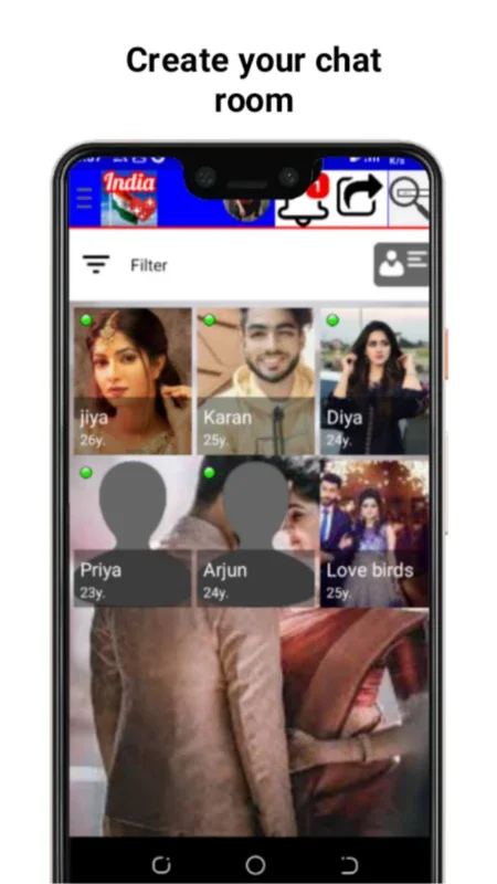 IDating for Android - Connect with Indian Singles