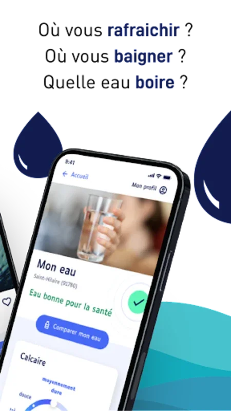 MonEau - l'eau autour de moi for Android: Find Clean Water