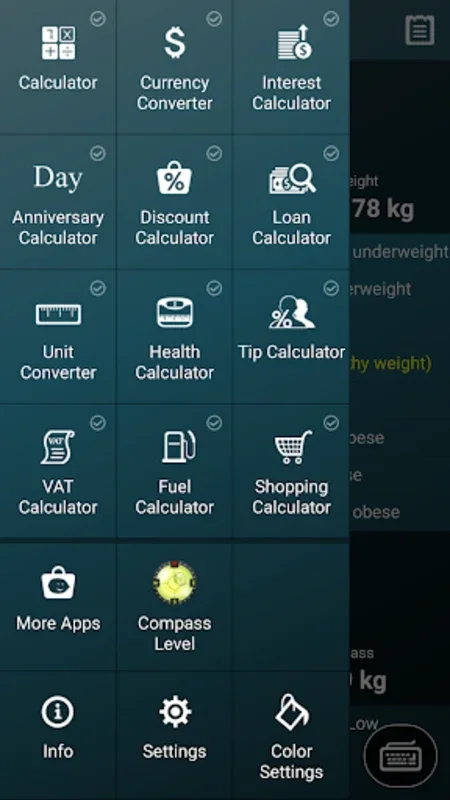 Health Calculator for Android: Track BMI, BFP, and Ideal Weight