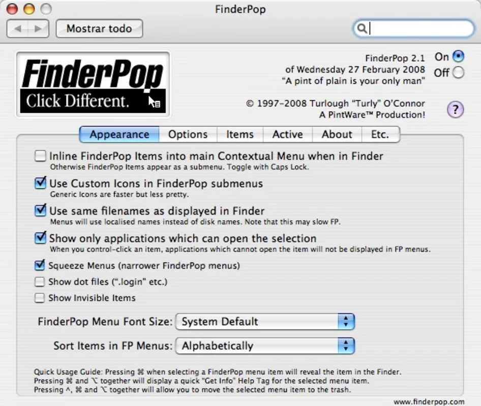 FinderPop for Mac: Enhancing Finder Context Menu