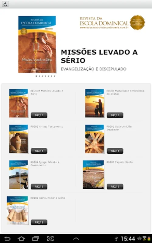 Revista da Escola Dominical for Android - Enrich Your Christian Learning