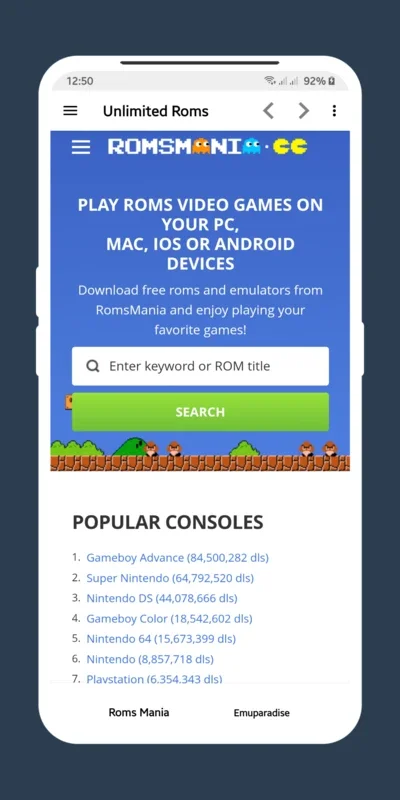 Unlimited ROMs: Your Android Gateway to Classic Gaming