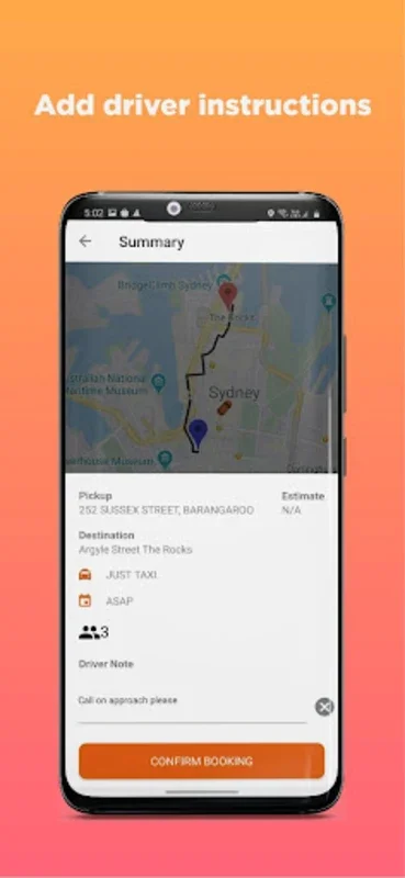 WAVCABS JUSTTAXI for Android - Hassle - Free Transportation in Sydney