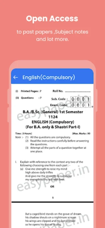 EasyPaper for Android - Comprehensive Exam Prep Platform