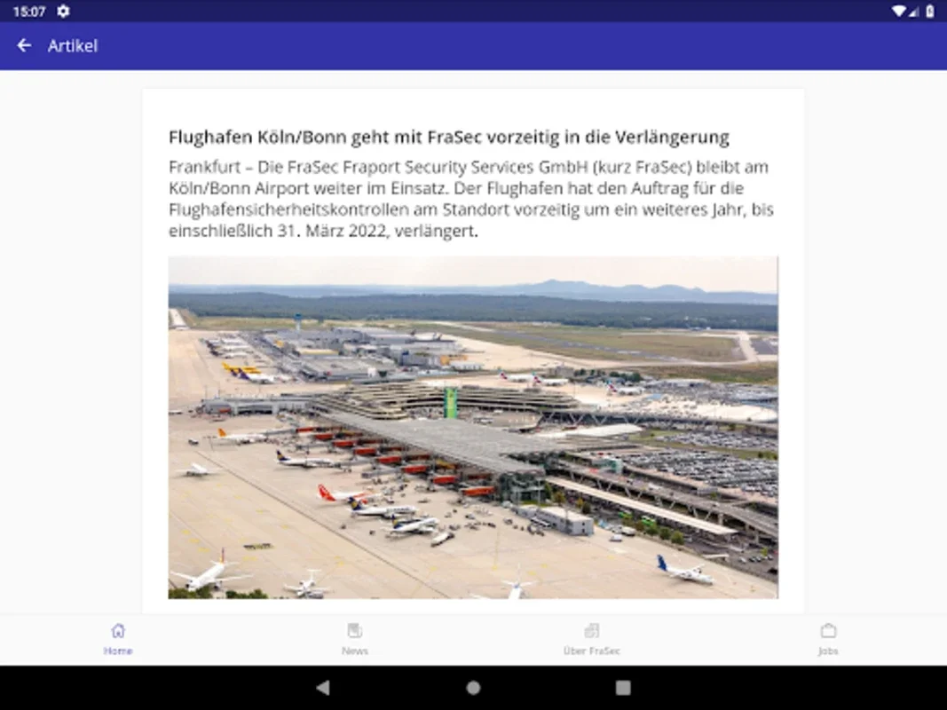 myFraSec for Android - Stay Informed on Airport Security