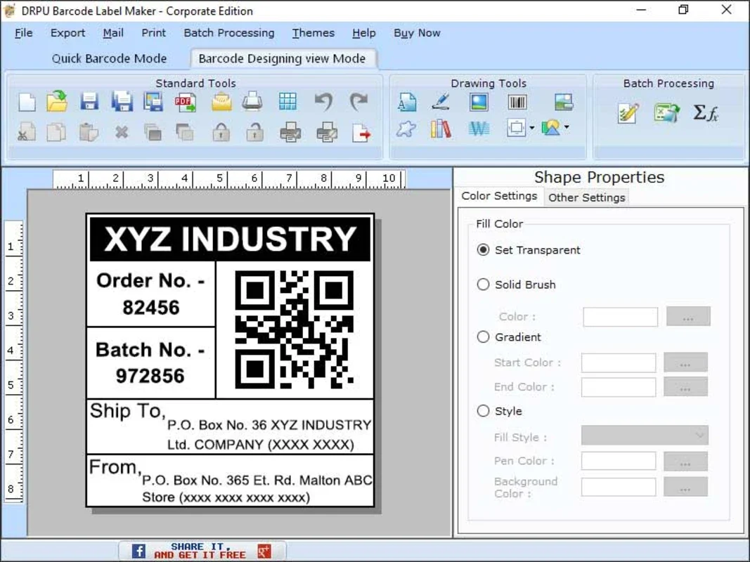 Windows Corporate Barcode Maker Tool for Windows - Efficient Barcode Creation