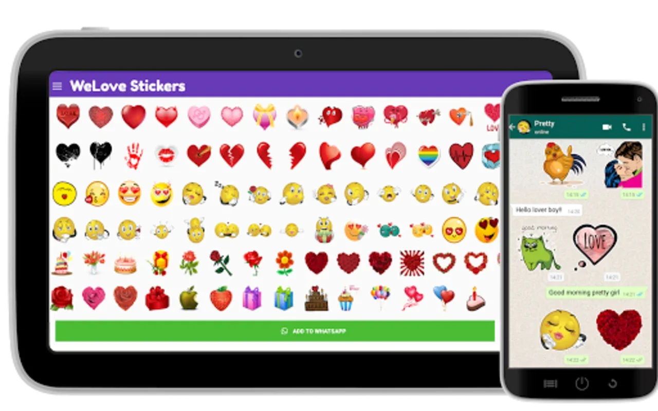 WeLove Stickers for Android - Enhance WhatsApp Chats