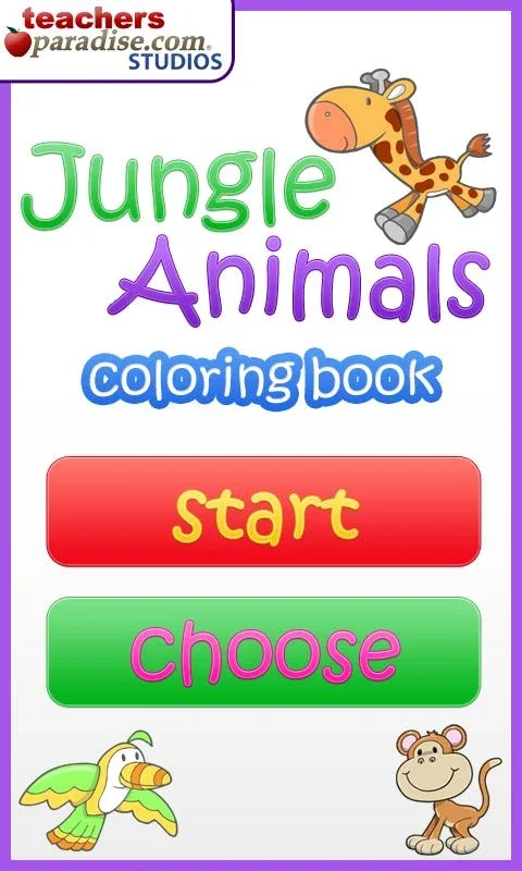 Jungle Animals Coloring Book for Android - Fun and Educational