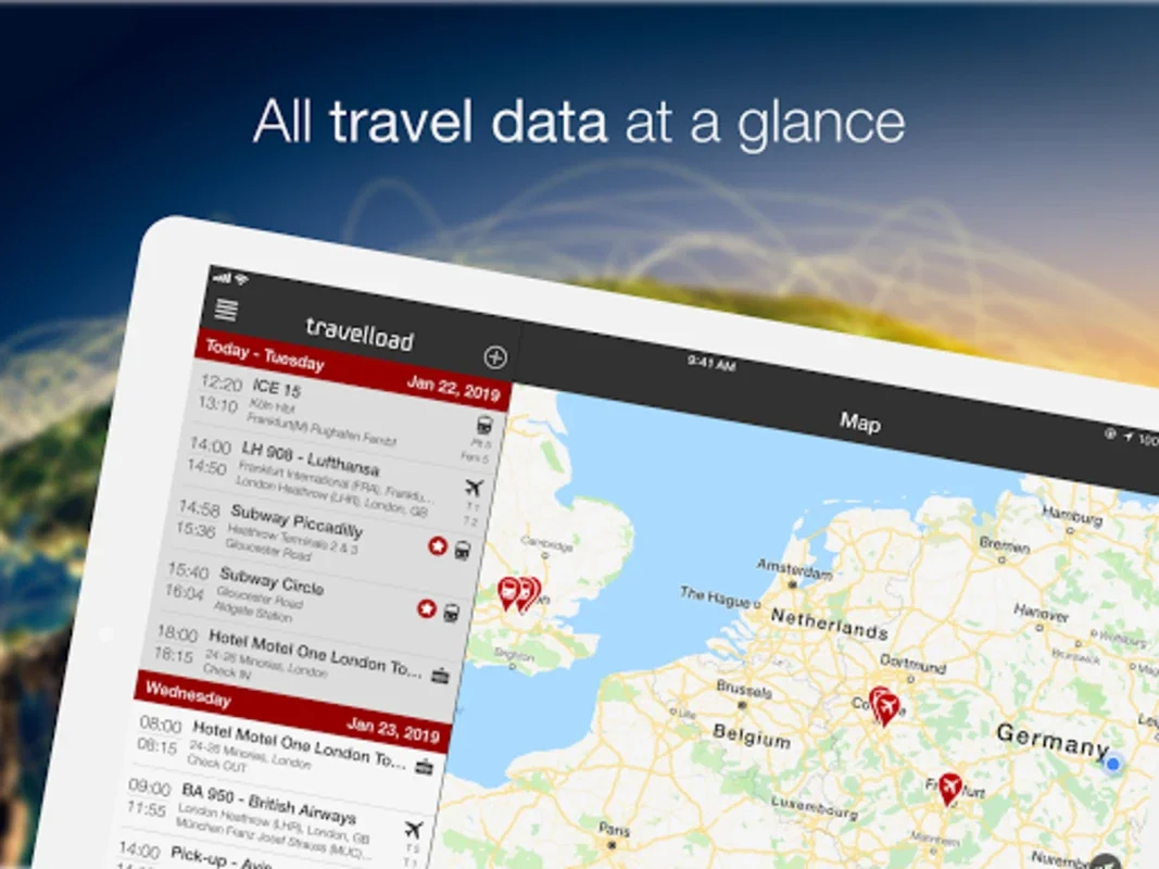 travelload trip planner for Android - Simplify Your Travels