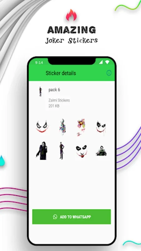 WAStickerApps - Joker Stickers for Android: Enhance Chats