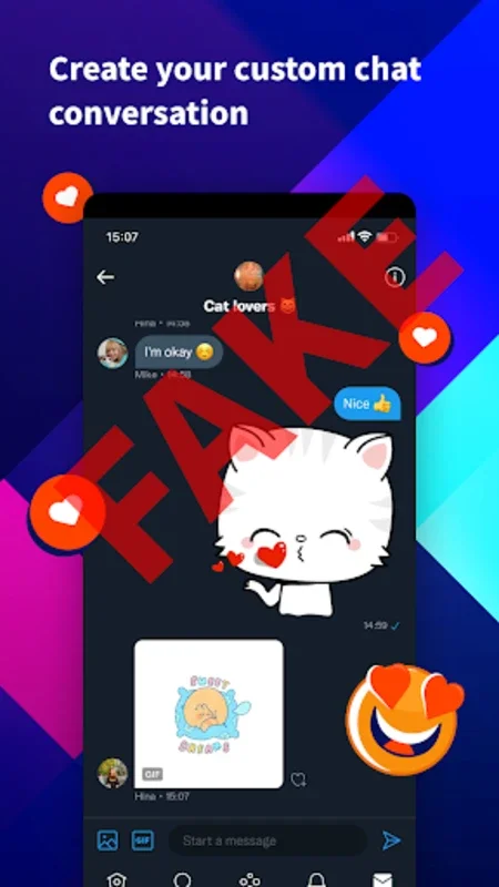 iFake for Android: Create Prank Chats and Notifications