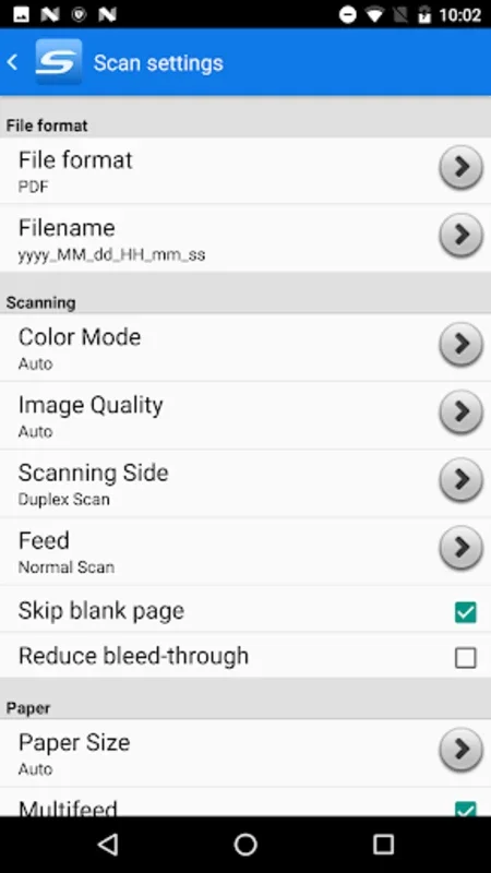 ScanSnap for Android: Efficient Document Scanning