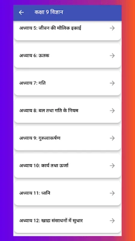 Class 9 Science Hindi Medium for Android - CBSE Focused