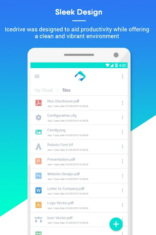 Icedrive - Free Cloud Storage for Android - No Download Needed