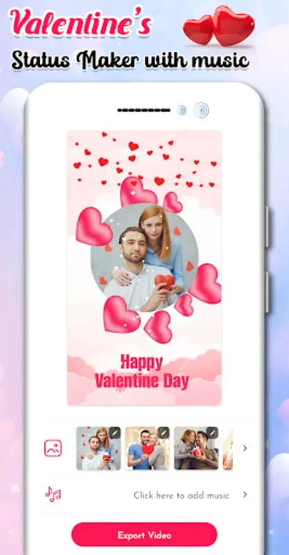 Valentine's Day Video Maker for Android - Create Magical Videos