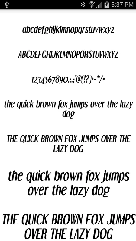 Free Fonts 50 Pack 1 for Android - Stylish Messaging App