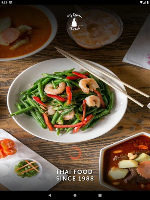 TG Express Thai Food for Android - Delicious Thai Cuisine