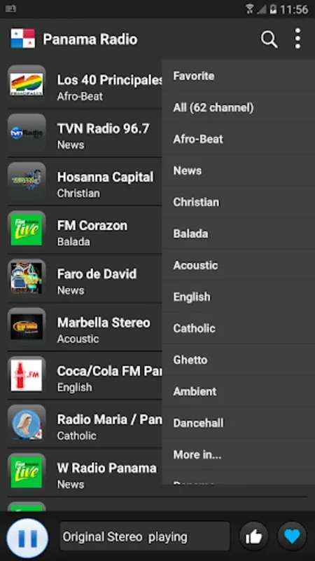 Radio Panama - AM FM Online for Android: Diverse Radio Stations