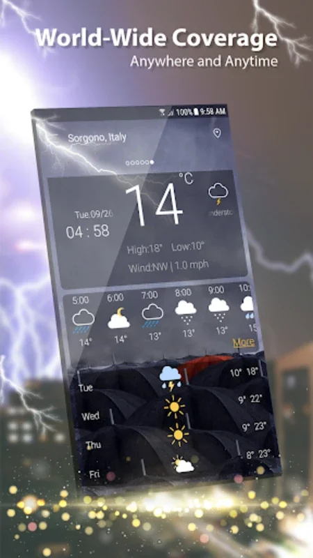 Weather for Android - Comprehensive Forecasts