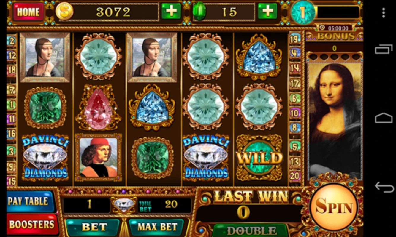 DaVinciSlot for Android - Exciting Slot Gaming