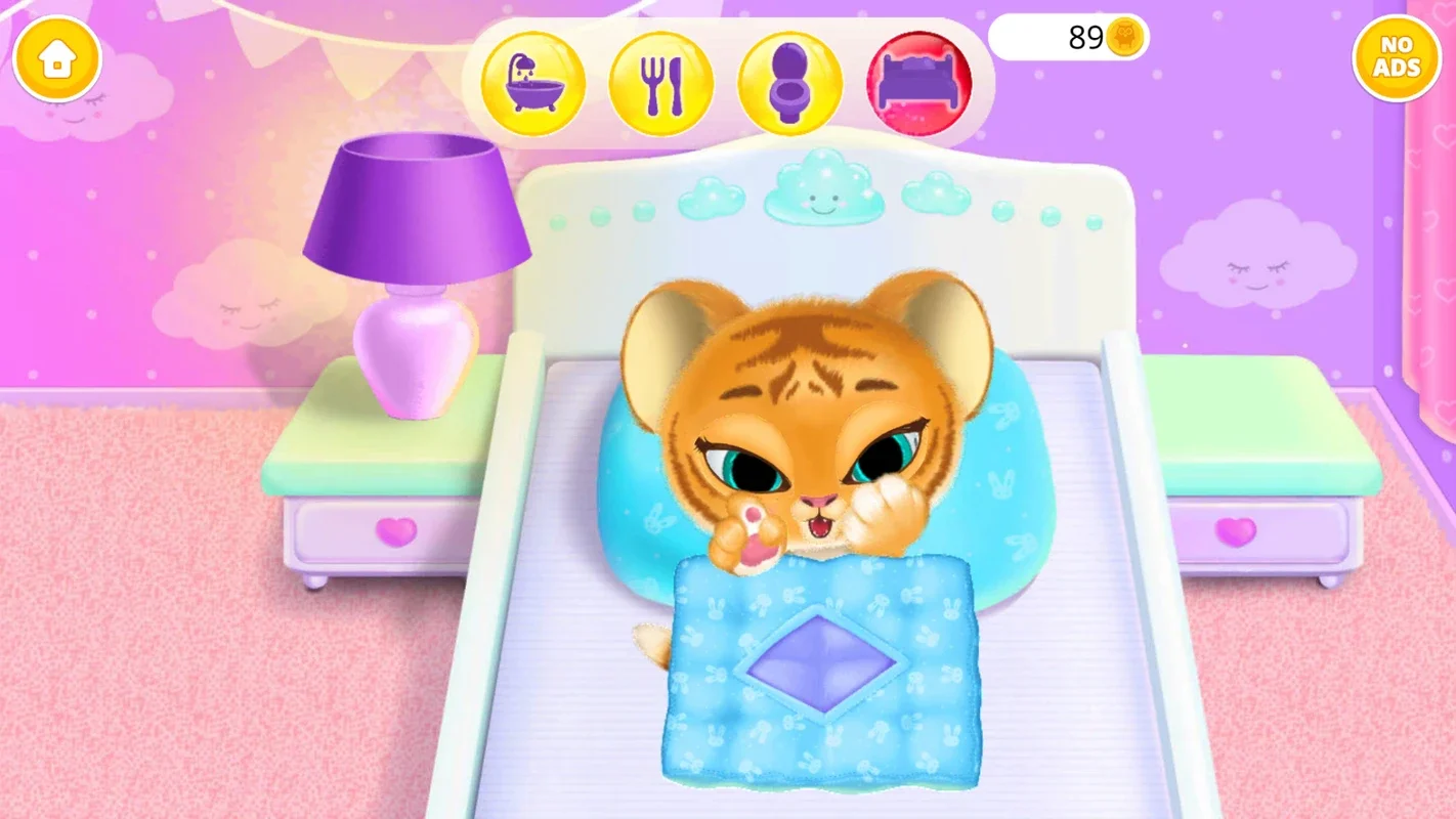 Baby Tiger Care for Android - Engaging Virtual Pet