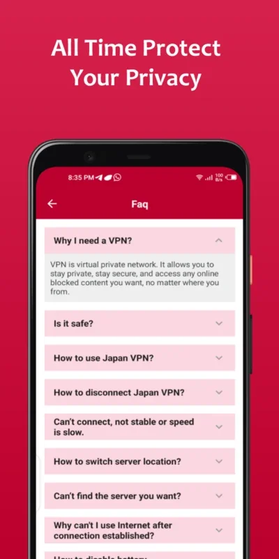 Japan Vpn Pro for Android - Secure and Free VPN Service