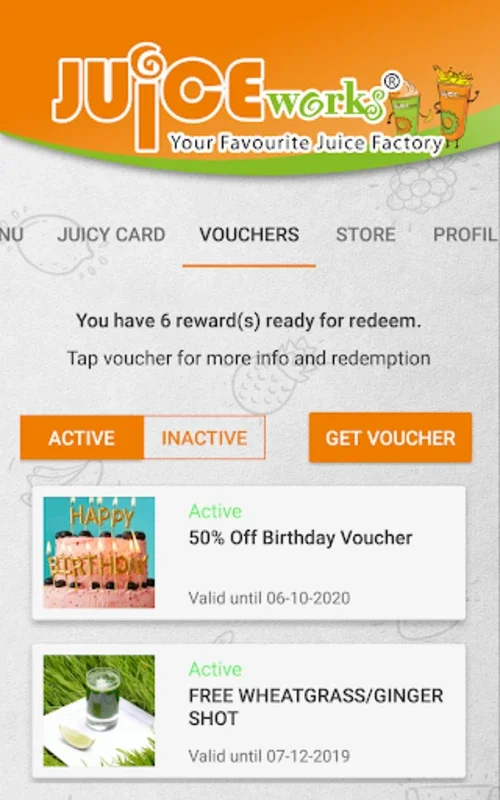 JuiceWorks for Android: A Refreshing Loyalty App