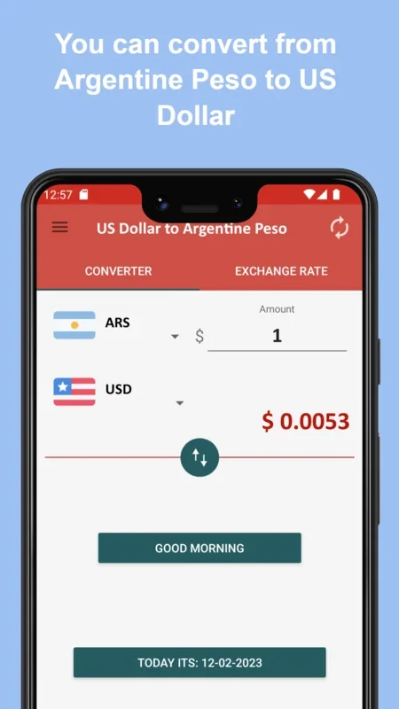 US Dollar to Argentine Peso for Android - Convert Easily