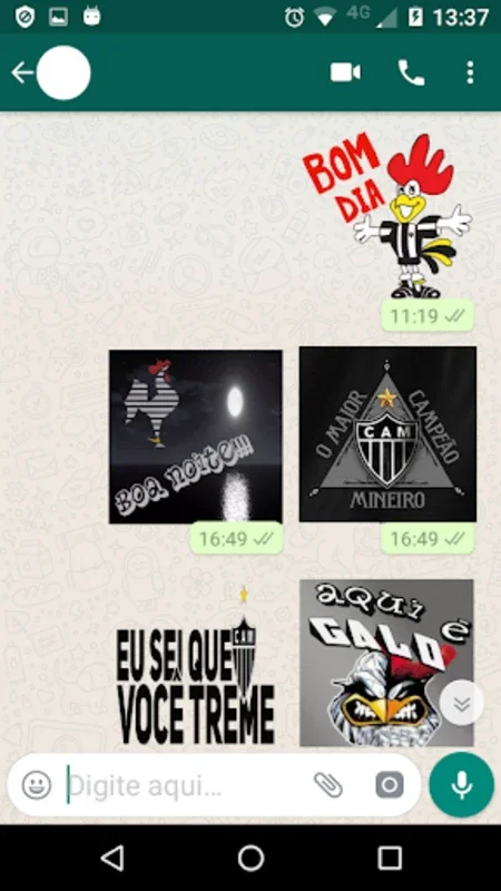 Figurinhas do Atlético for Android - Enhance Chats with Team Stickers