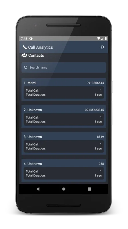 Call Analytics for Android - Visualize Your Call History