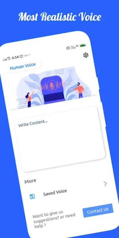 Human Voice - Text To Speech for Android - No Downloading Required