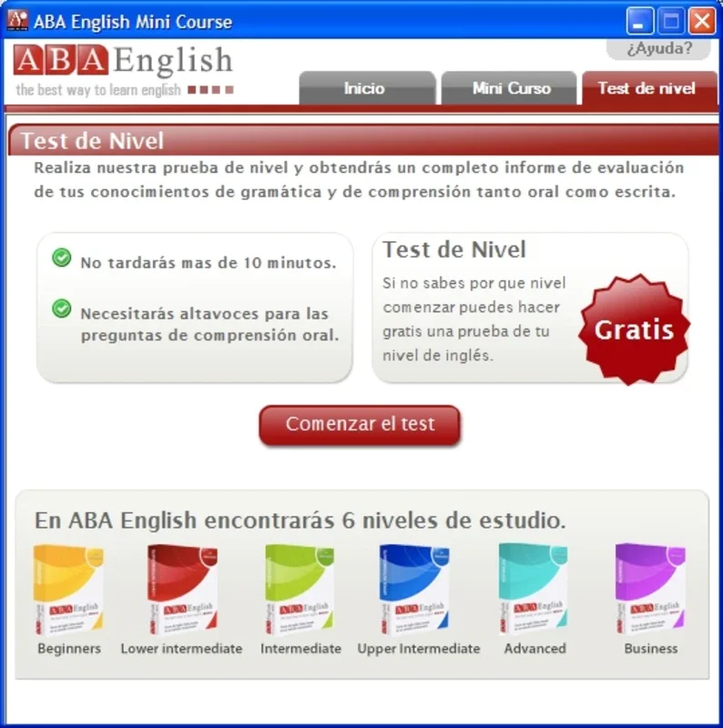 Mini Curso de Ingles ABA English for Windows - No Download Required