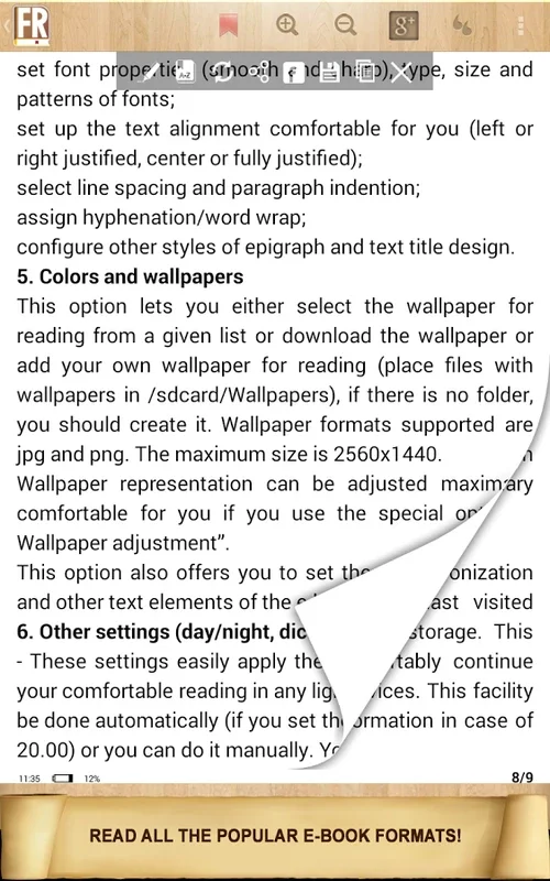 FullReader+ for Android - A Versatile E-book Reader