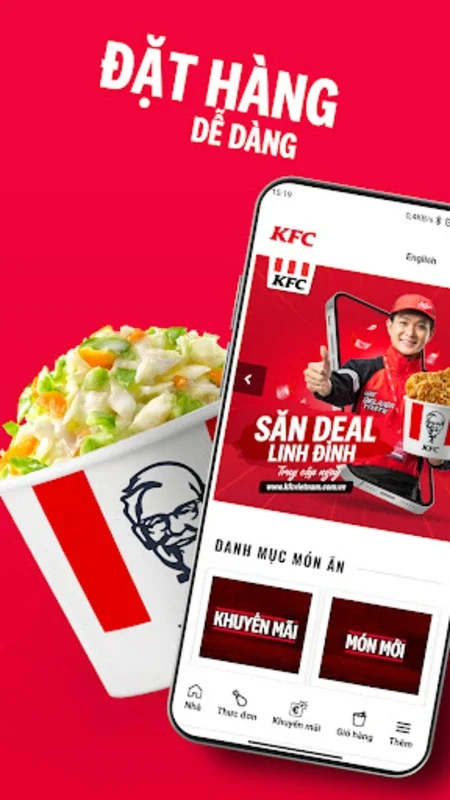 KFC Vietnam for Android - Download the App for On-the-Go Ordering