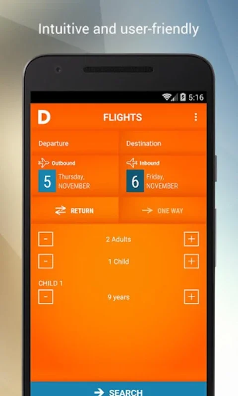 Destinia for Android - Travel with Over 500 Airlines and 300,000 Hotels