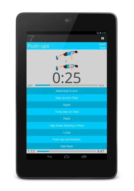 Scientific 7 Minute Workout for Android - Transform Your Fitness