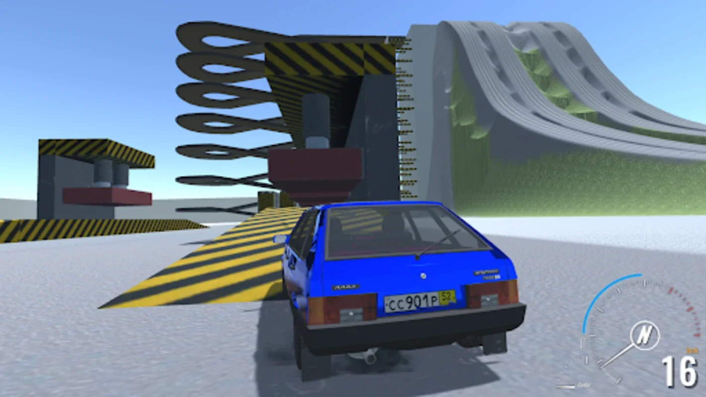 CrashAutoSpusk for Android - Realistic Car Stunt Sim